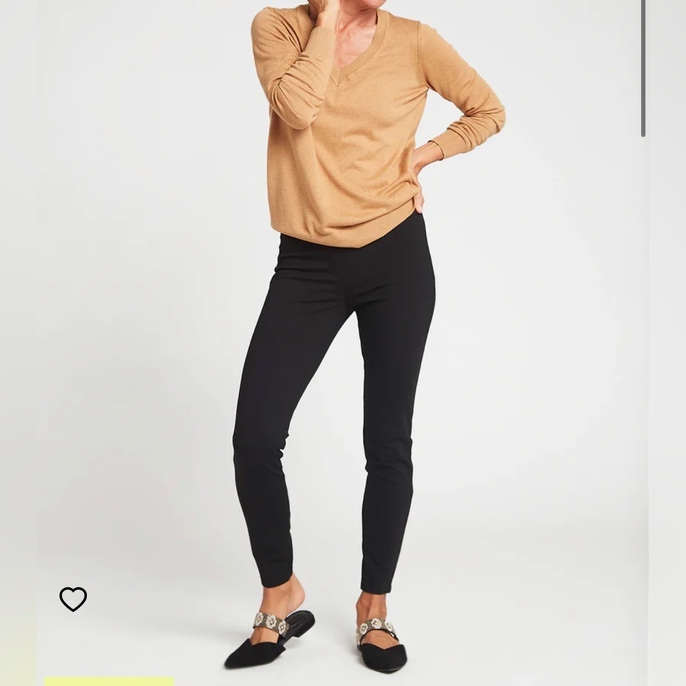 Betabrand Black Leggings Yoga Business Casual Office Neutral Pants. Size XS P